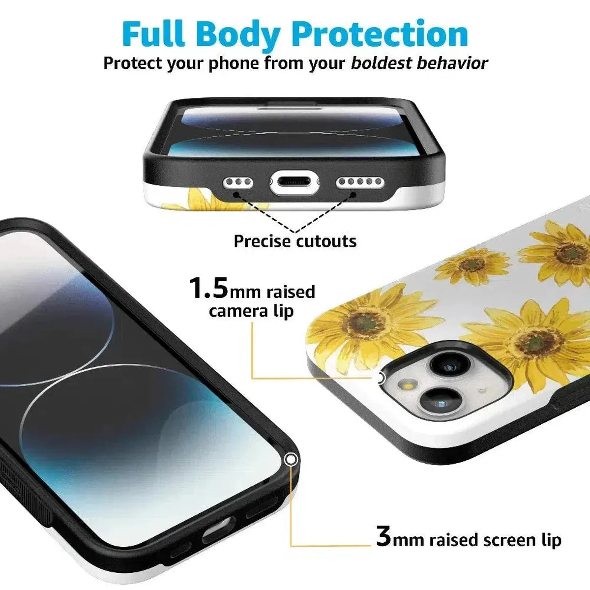 Golden Garden | Yellow Sunflower Floral Case