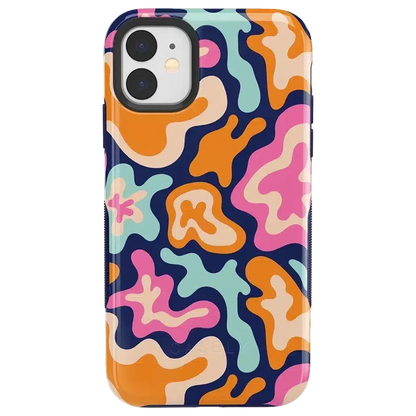 Midnight Color Splash | Abstract Retro Case