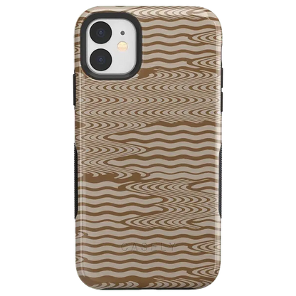 Mocha Ripple | Brown Waves Case