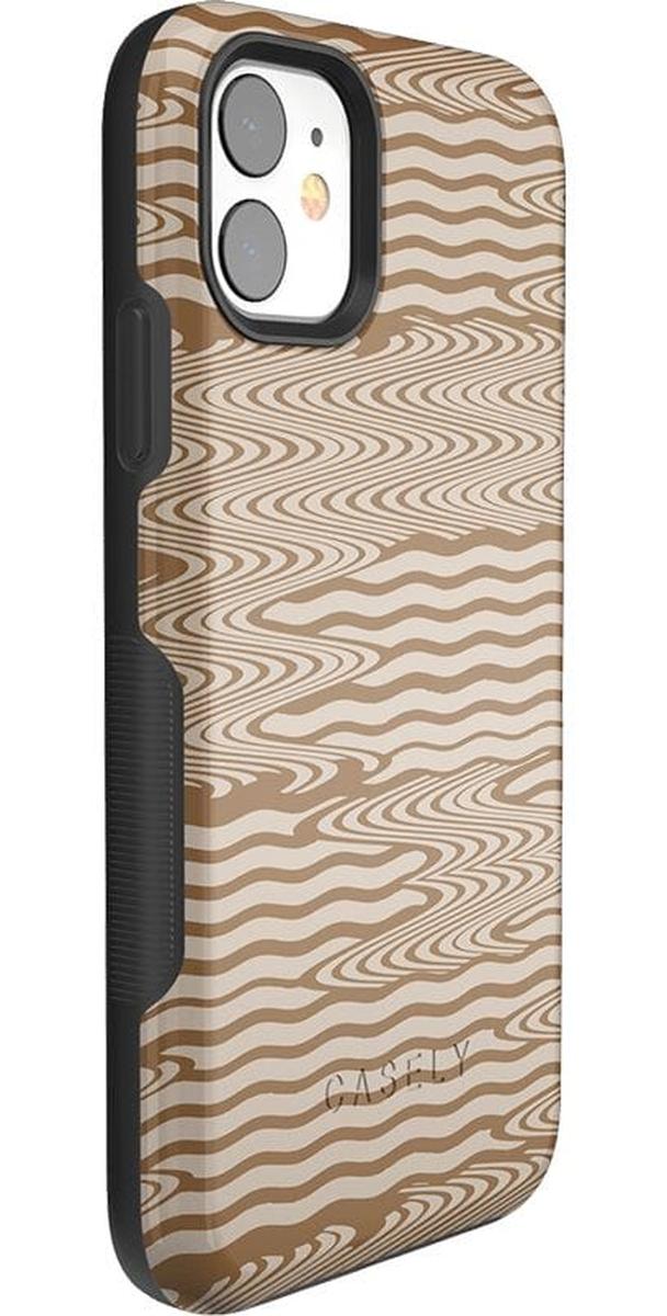 Mocha Ripple | Brown Waves Case