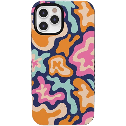 Midnight Color Splash | Abstract Retro Case