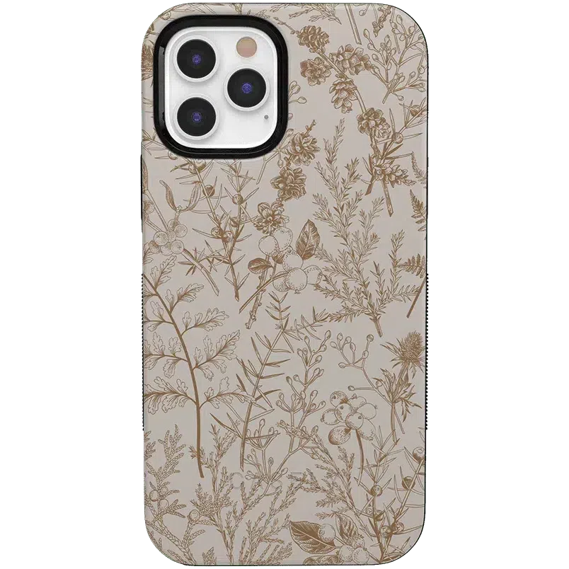 Beige Garden | Neutral Floral Case