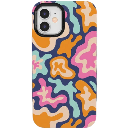 Midnight Color Splash | Abstract Retro Case