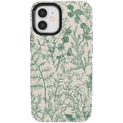 Sage Garden | Green Floral Case