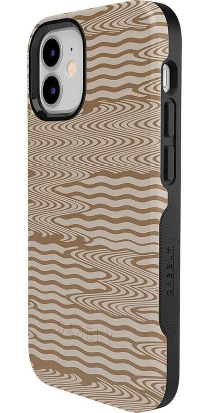 Mocha Ripple | Brown Waves Case