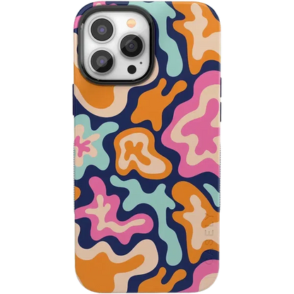 Midnight Color Splash | Abstract Retro Case