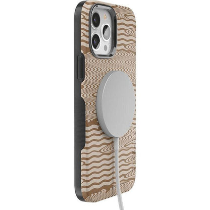 Mocha Ripple | Brown Waves Case