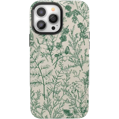 Sage Garden | Green Floral Case