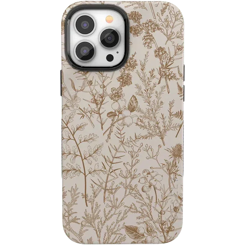 Beige Garden | Neutral Floral Case