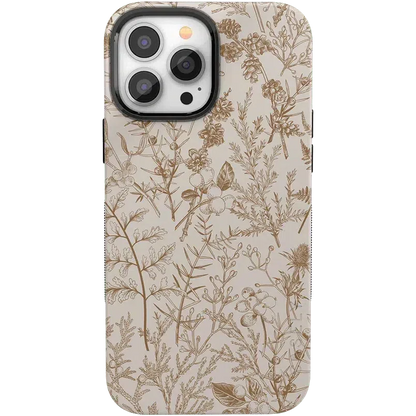 Beige Garden | Neutral Floral Case