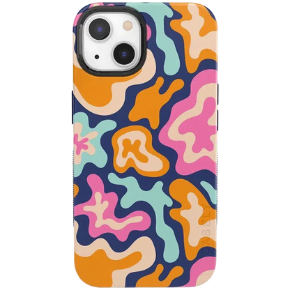 Midnight Color Splash | Abstract Retro Case