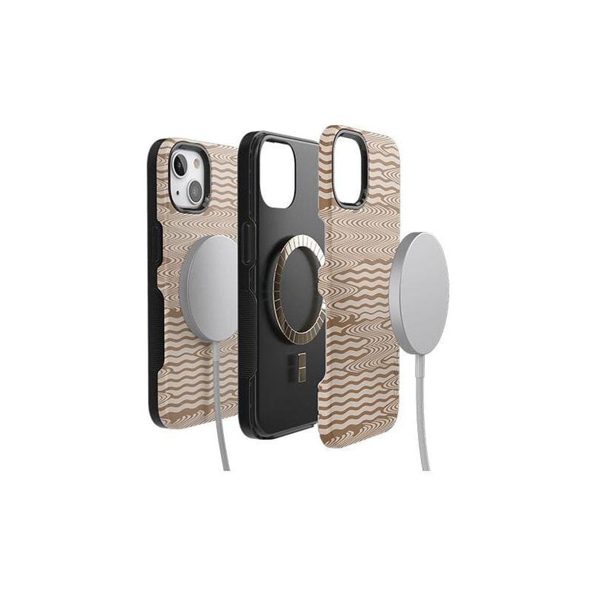 Mocha Ripple | Brown Waves Case