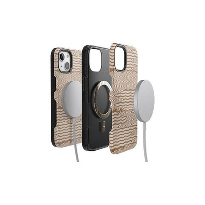 Mocha Ripple | Brown Waves Case