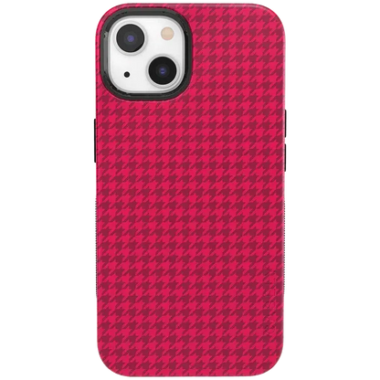 Best Dressed | Red Houndstooth Case