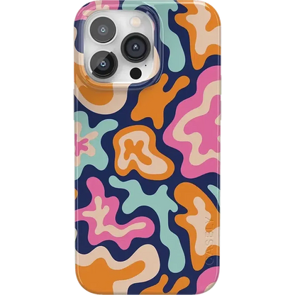 Midnight Color Splash | Abstract Retro Case