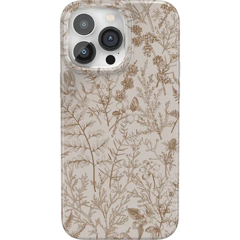 Beige Garden | Neutral Floral Case