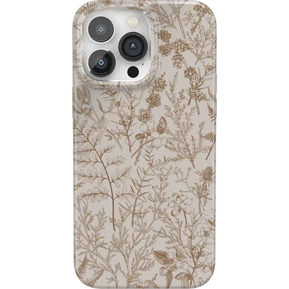 Beige Garden | Neutral Floral Case