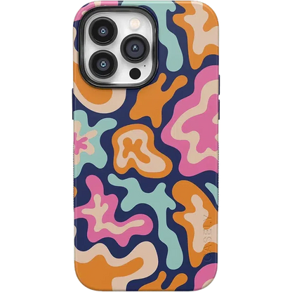 Midnight Color Splash | Abstract Retro Case