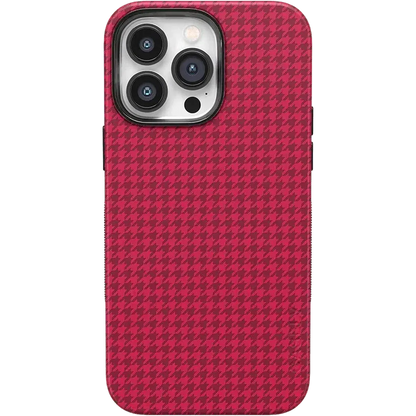 Best Dressed | Red Houndstooth Case