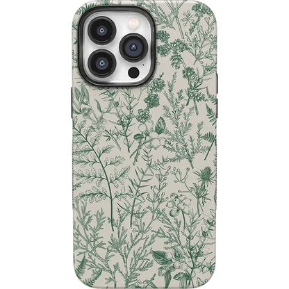 Sage Garden | Green Floral Case