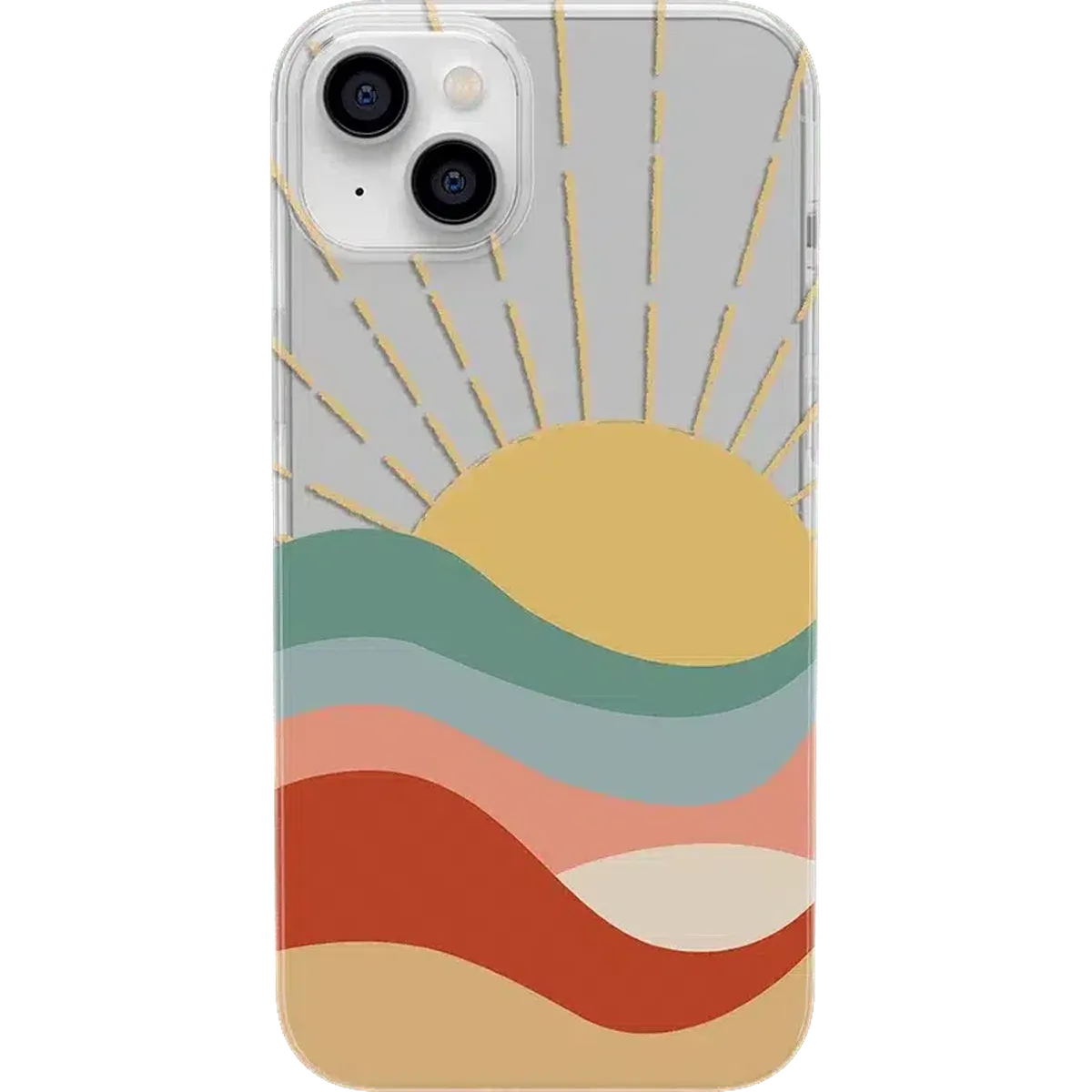 Here Comes the Sun | Colorblock Sunset Case