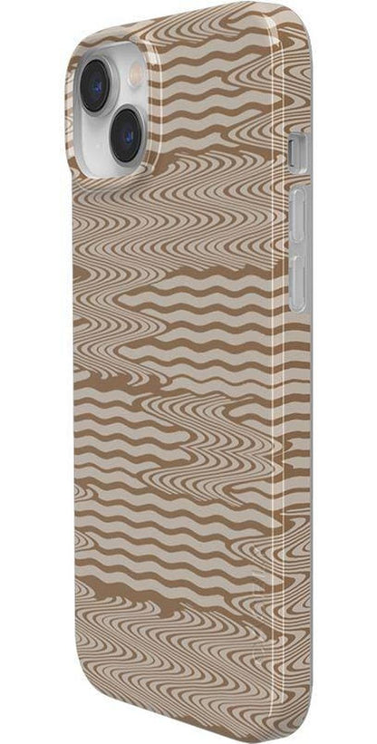 Mocha Ripple | Brown Waves Case