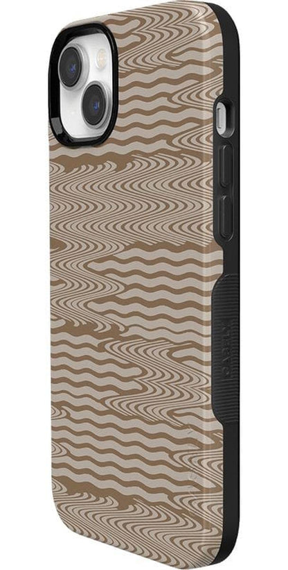 Mocha Ripple | Brown Waves Case