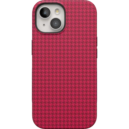 Best Dressed | Red Houndstooth Case