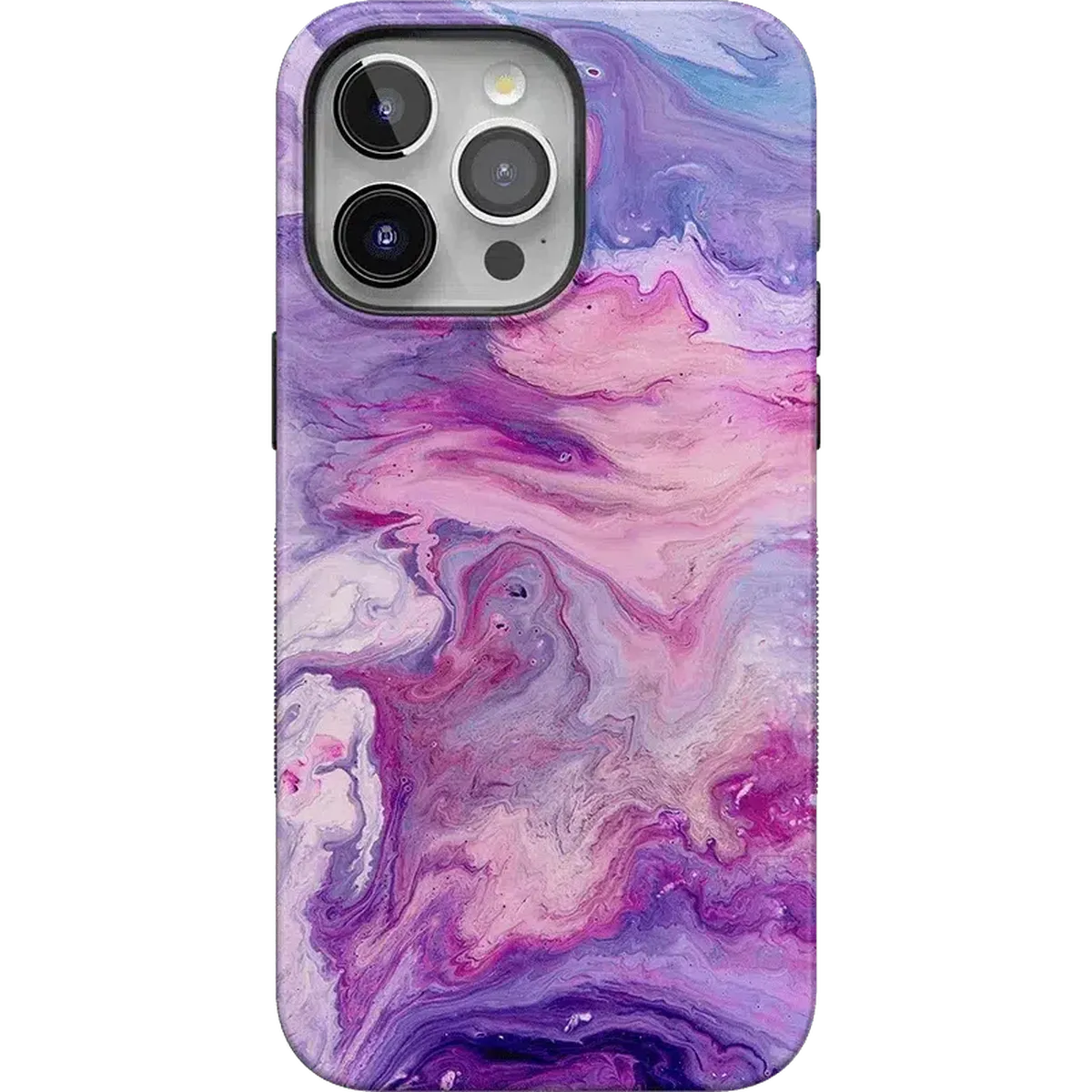 Tie Dying Over You | Purple Marble iPhone Case