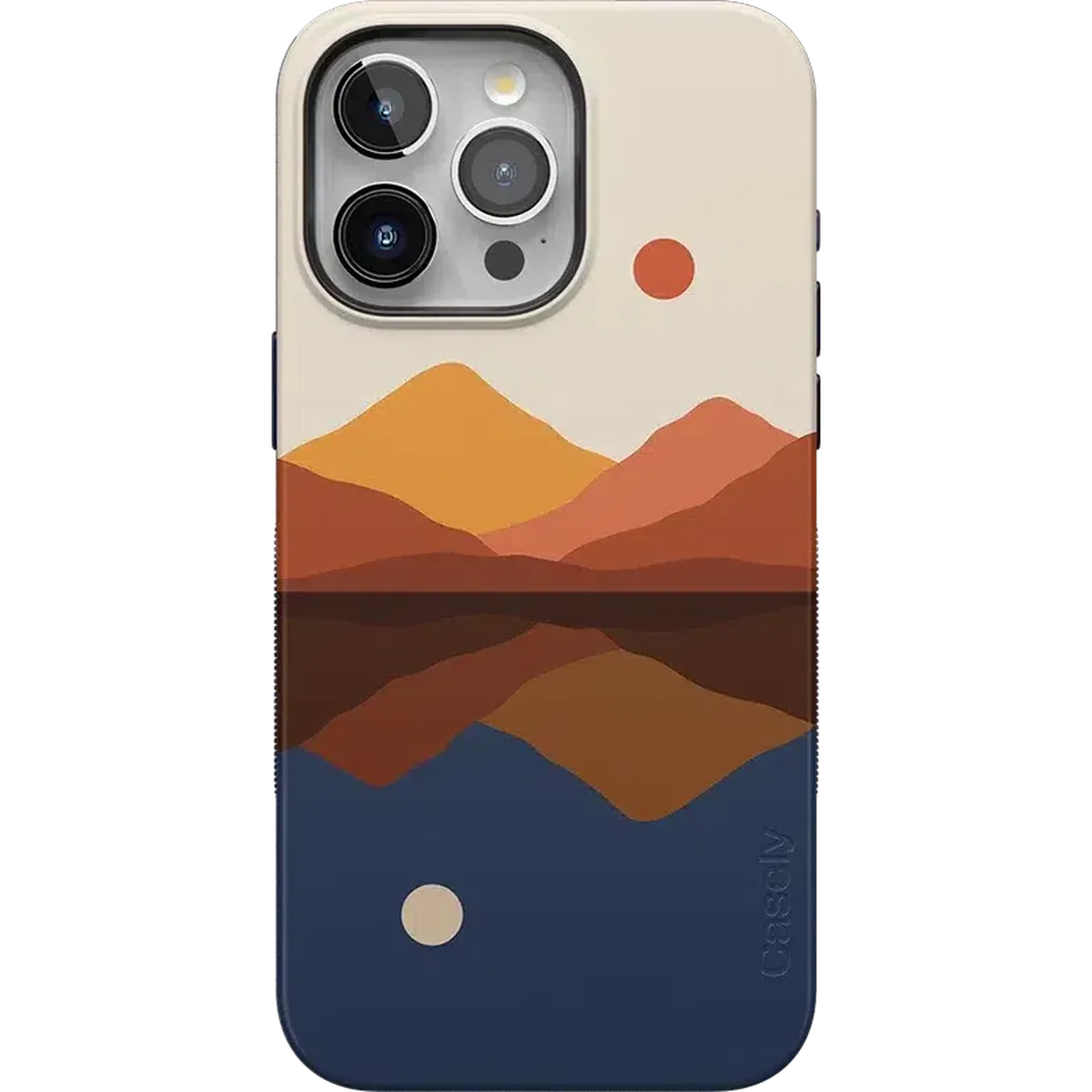 Opposites Attract | Day & Night Colorblock Mountains Case