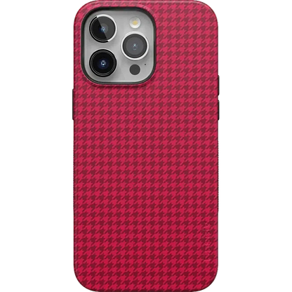 Best Dressed | Red Houndstooth Case