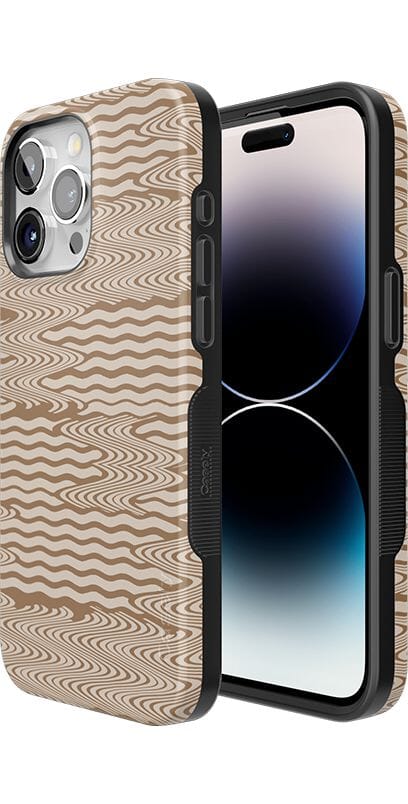 Mocha Ripple | Brown Waves Case