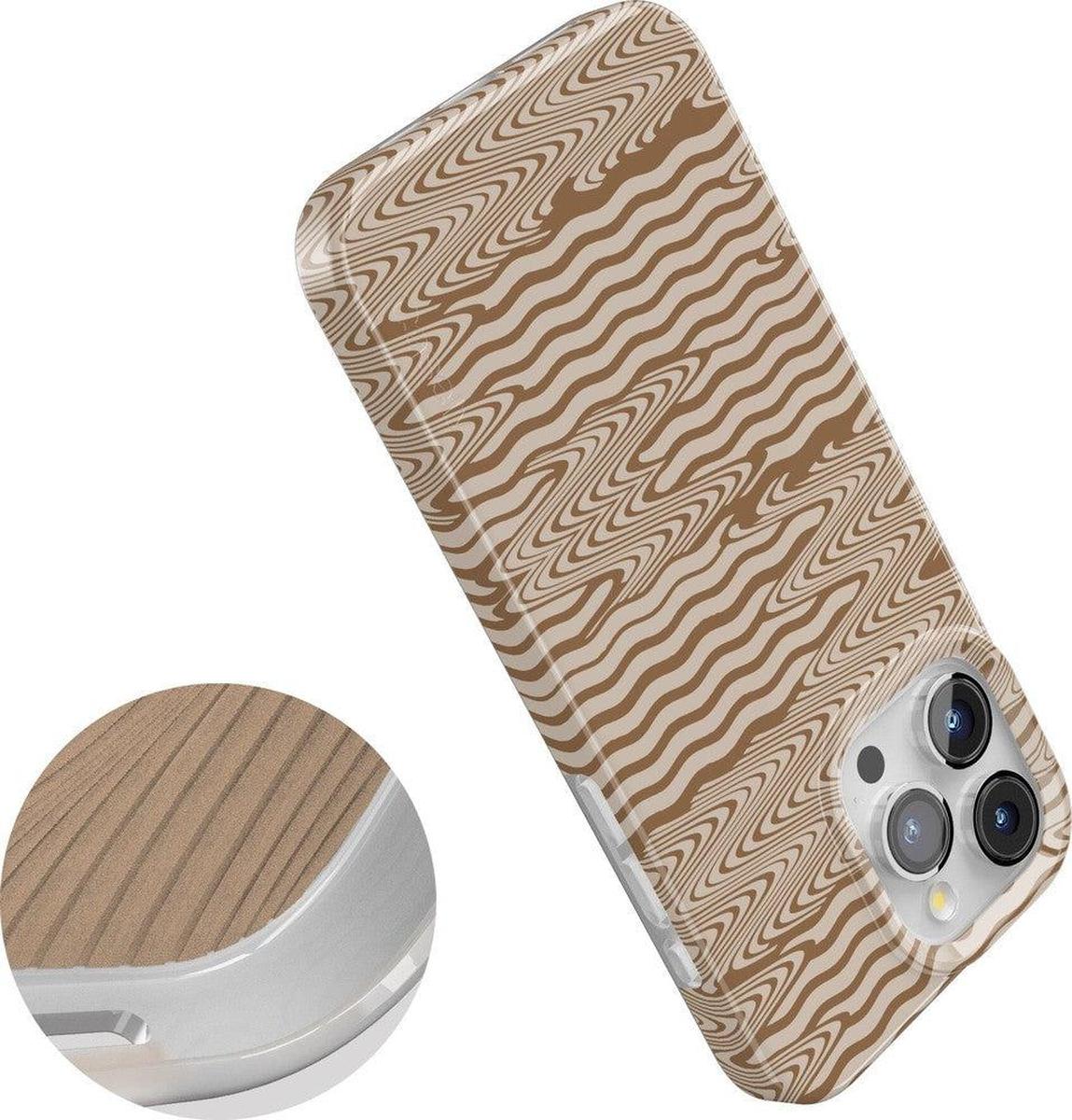 Mocha Ripple | Brown Waves Case