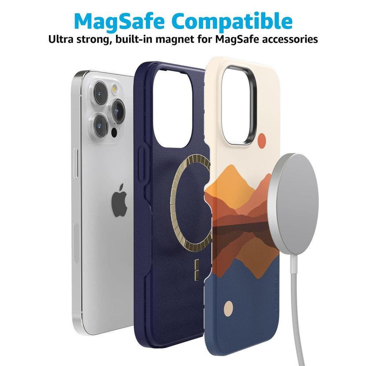 Opposites Attract | Day & Night Colorblock Mountains Case