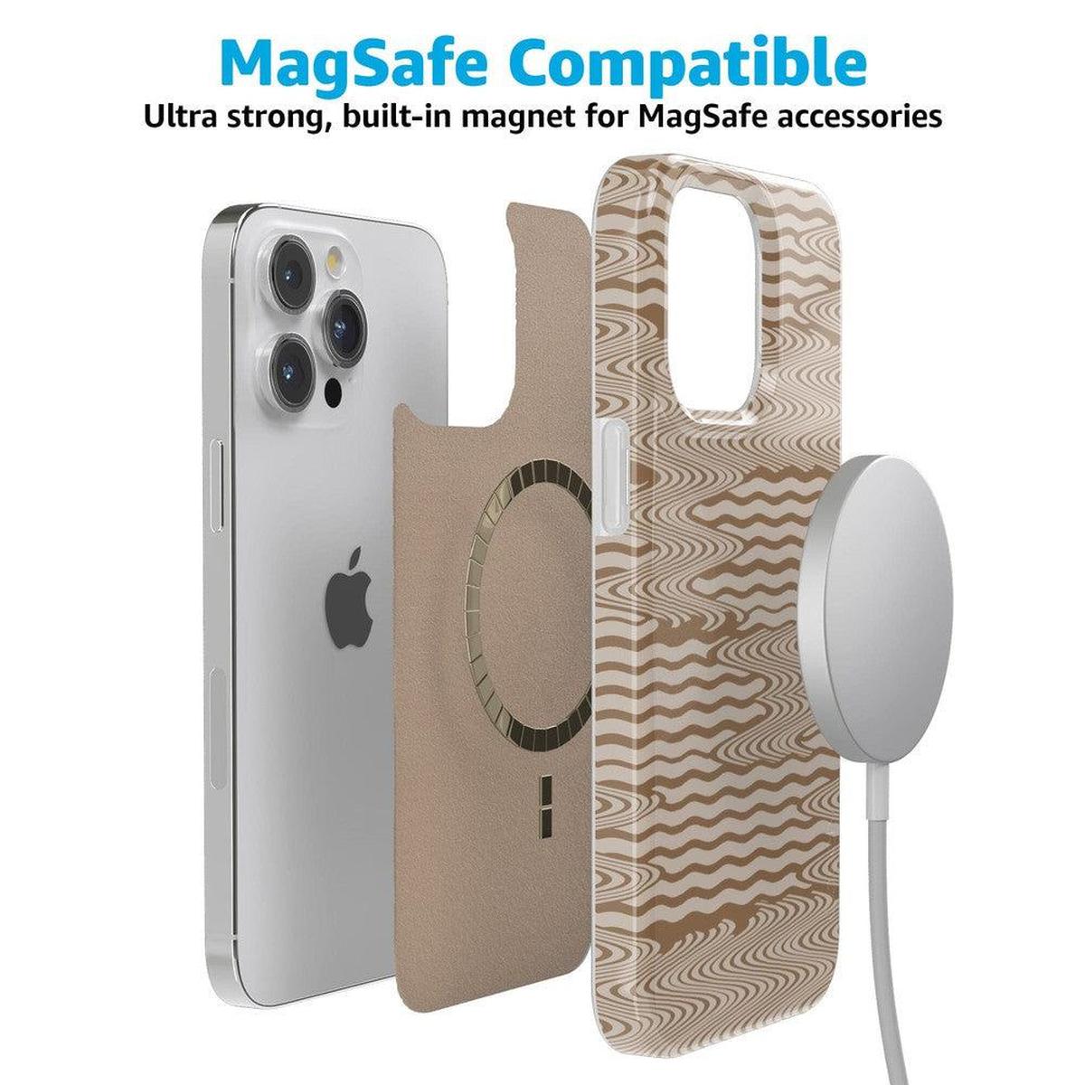 Mocha Ripple | Brown Waves Case