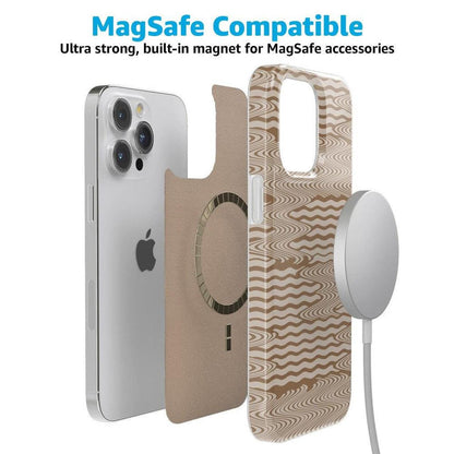 Mocha Ripple | Brown Waves Case