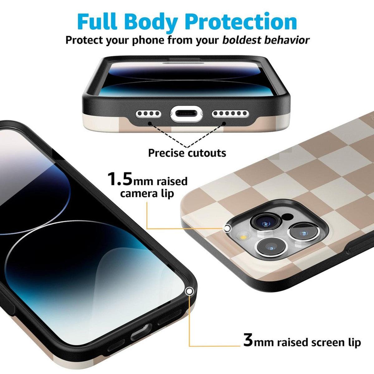 Fit Check | Neutral Checkerboard Case