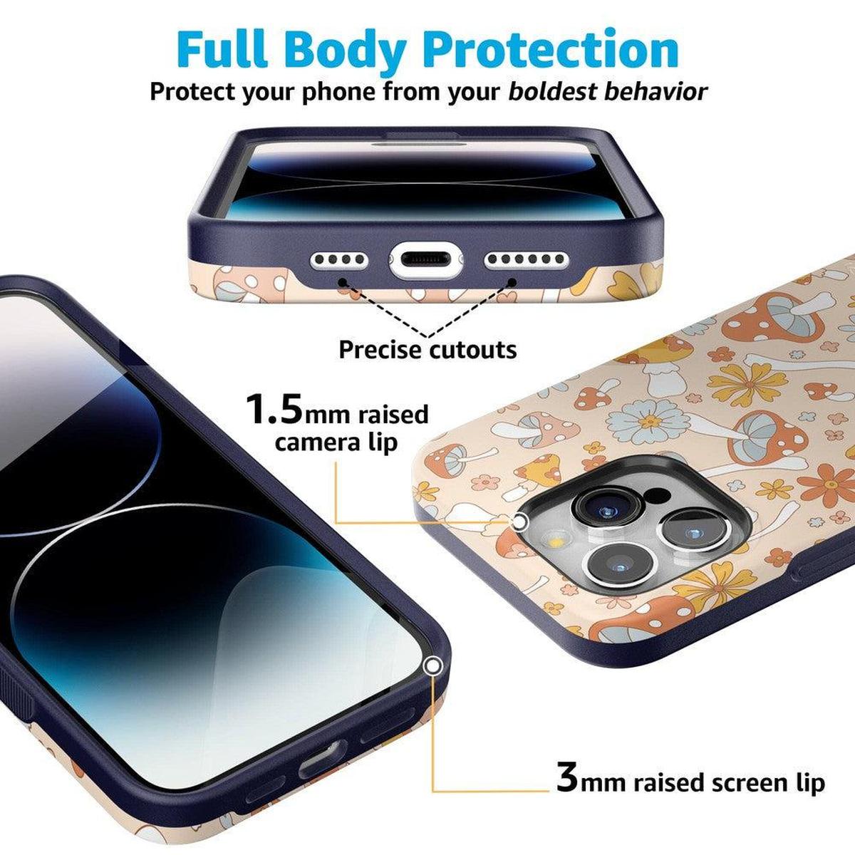 Mushroom Magic | Retro Floral Case