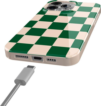 Fit Check | Green Checkerboard Case