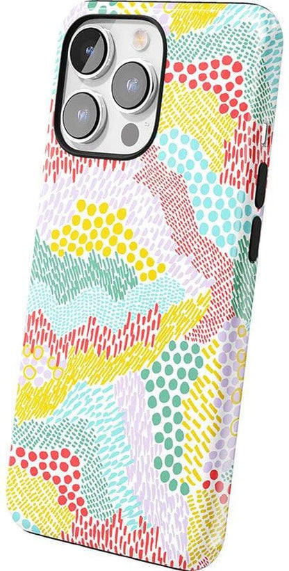 Color Me Happy | Pattern Colorblock Case