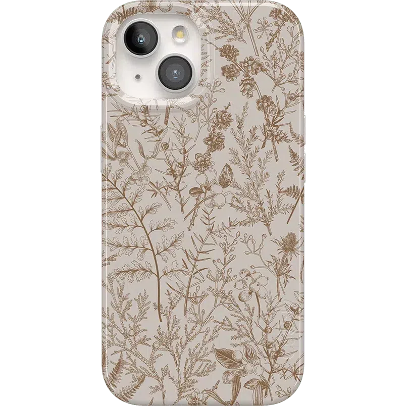 Beige Garden | Neutral Floral Case