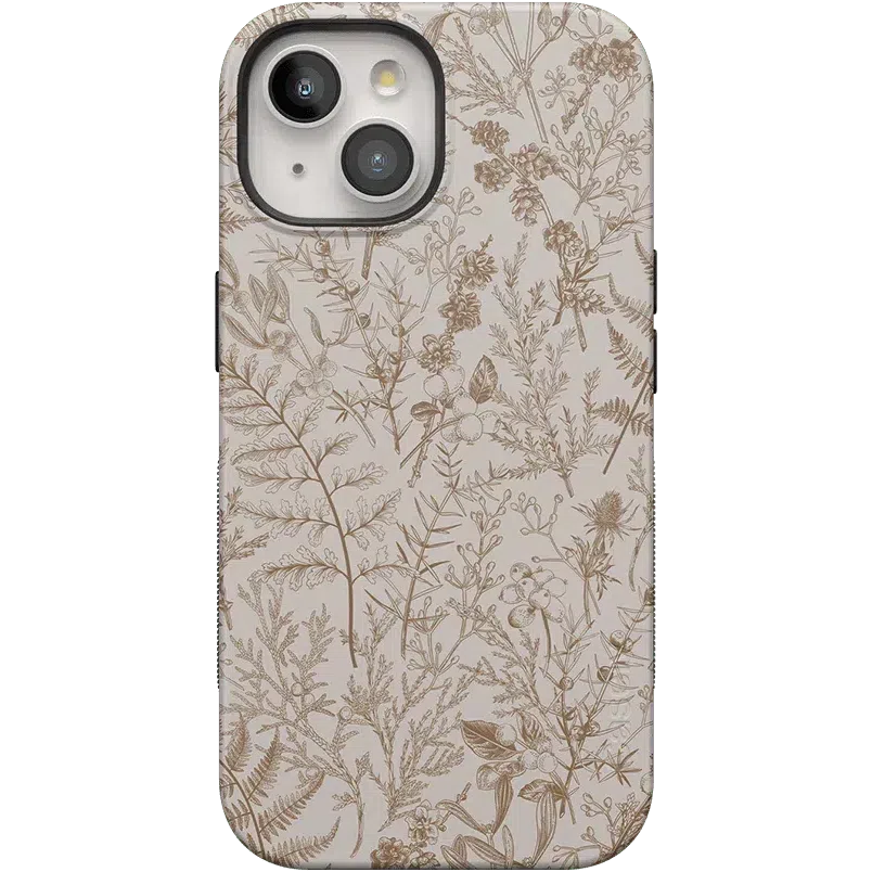 Beige Garden | Neutral Floral Case
