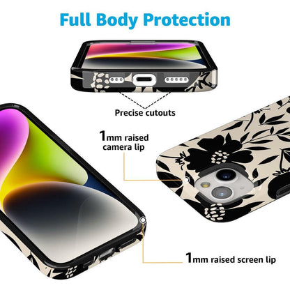 Dark Fantasy | Contrast Floral Case