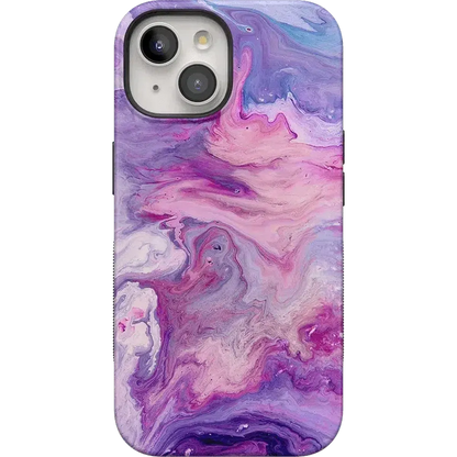 Tie Dying Over You | Purple Marble iPhone Case