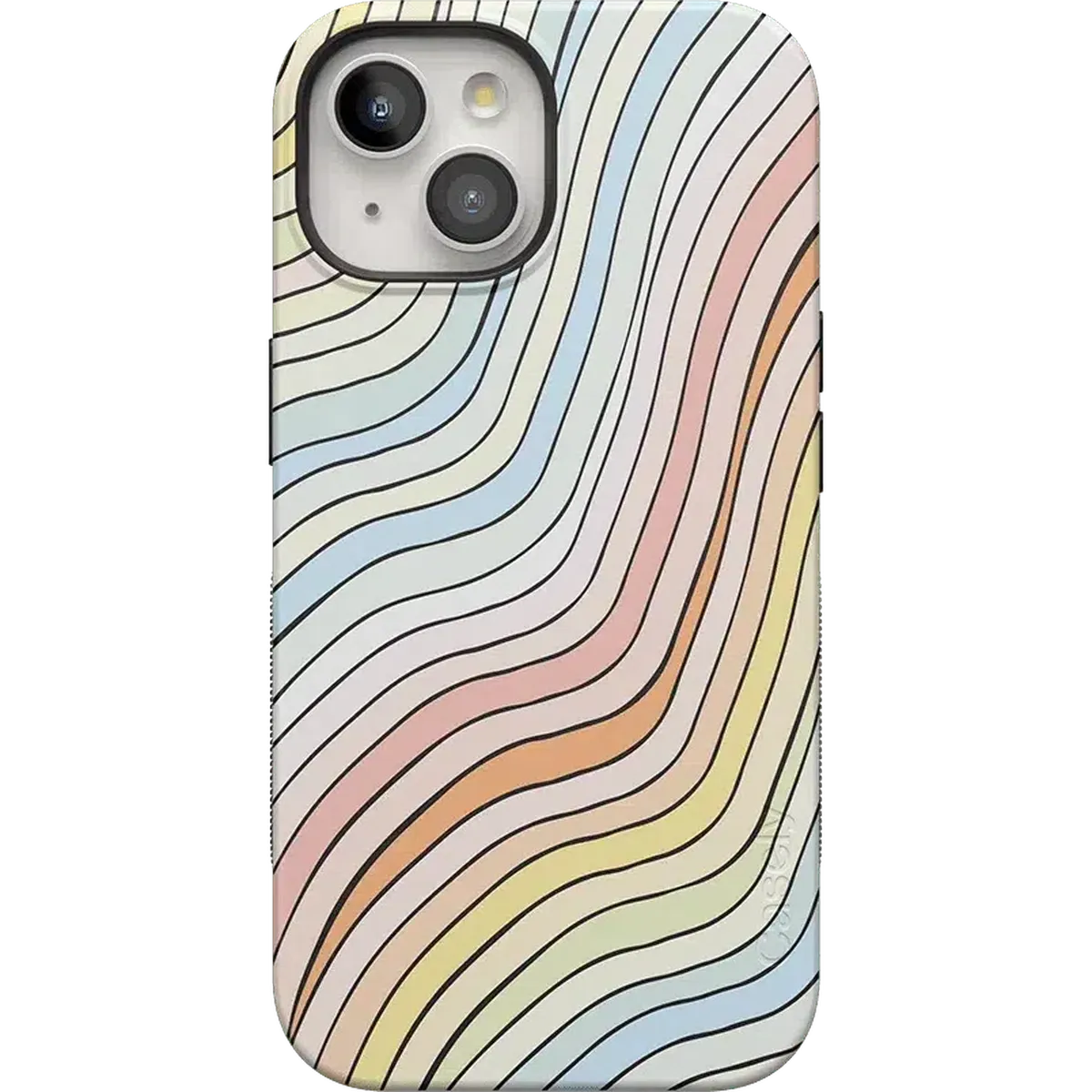 Ride The Wave | Pastel Rainbow Lined Case