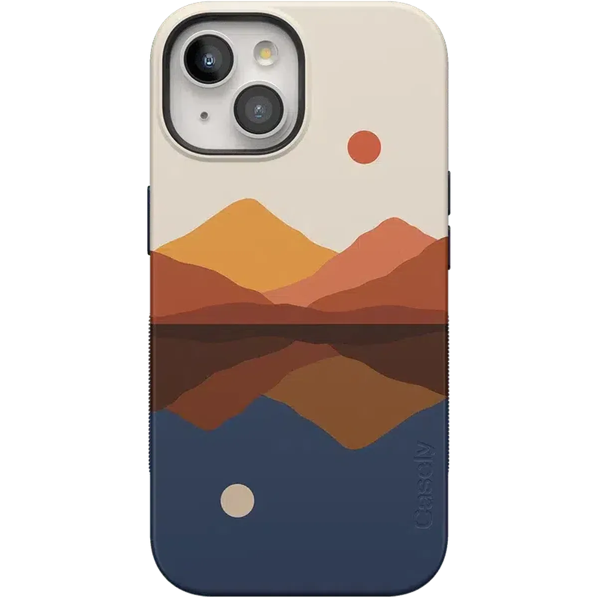 Opposites Attract | Day & Night Colorblock Mountains Case