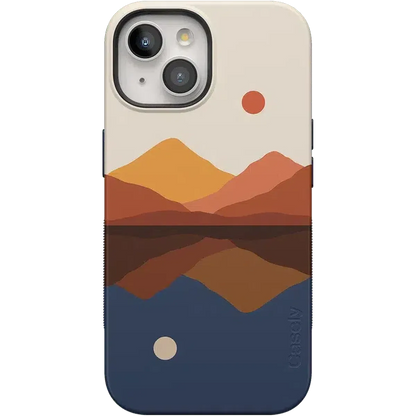 Opposites Attract | Day & Night Colorblock Mountains Case