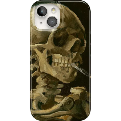 Van Gogh | Head of a Skeleton with a Burning Cigarette Phone Case