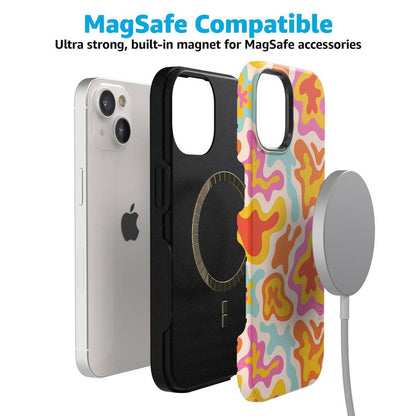 Tropical Color Splash | Abstract Retro Case