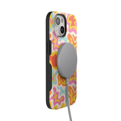 Tropical Color Splash | Abstract Retro Case